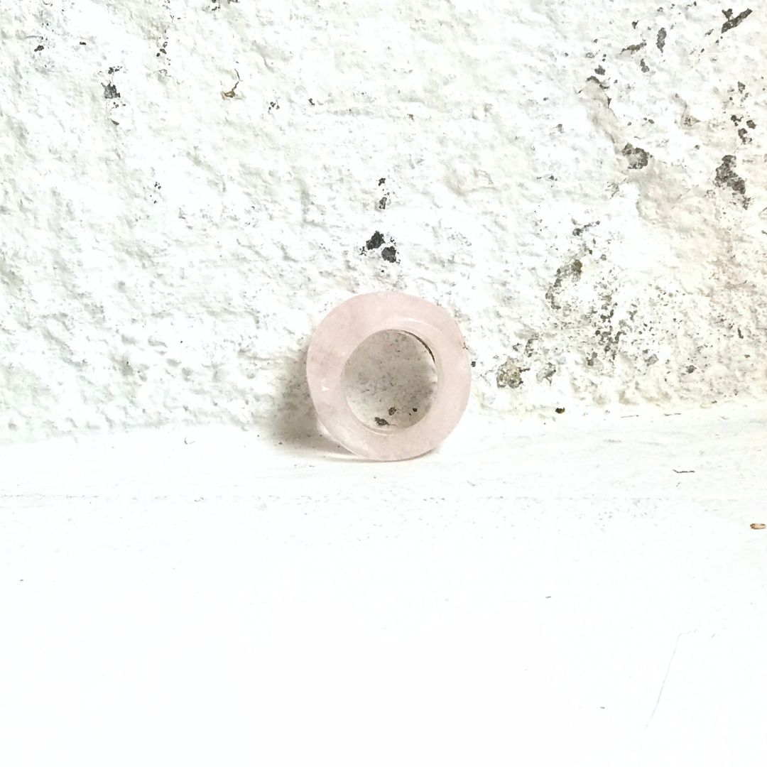 Jewerly | MS. ring Natural Stone - Rose Quartz