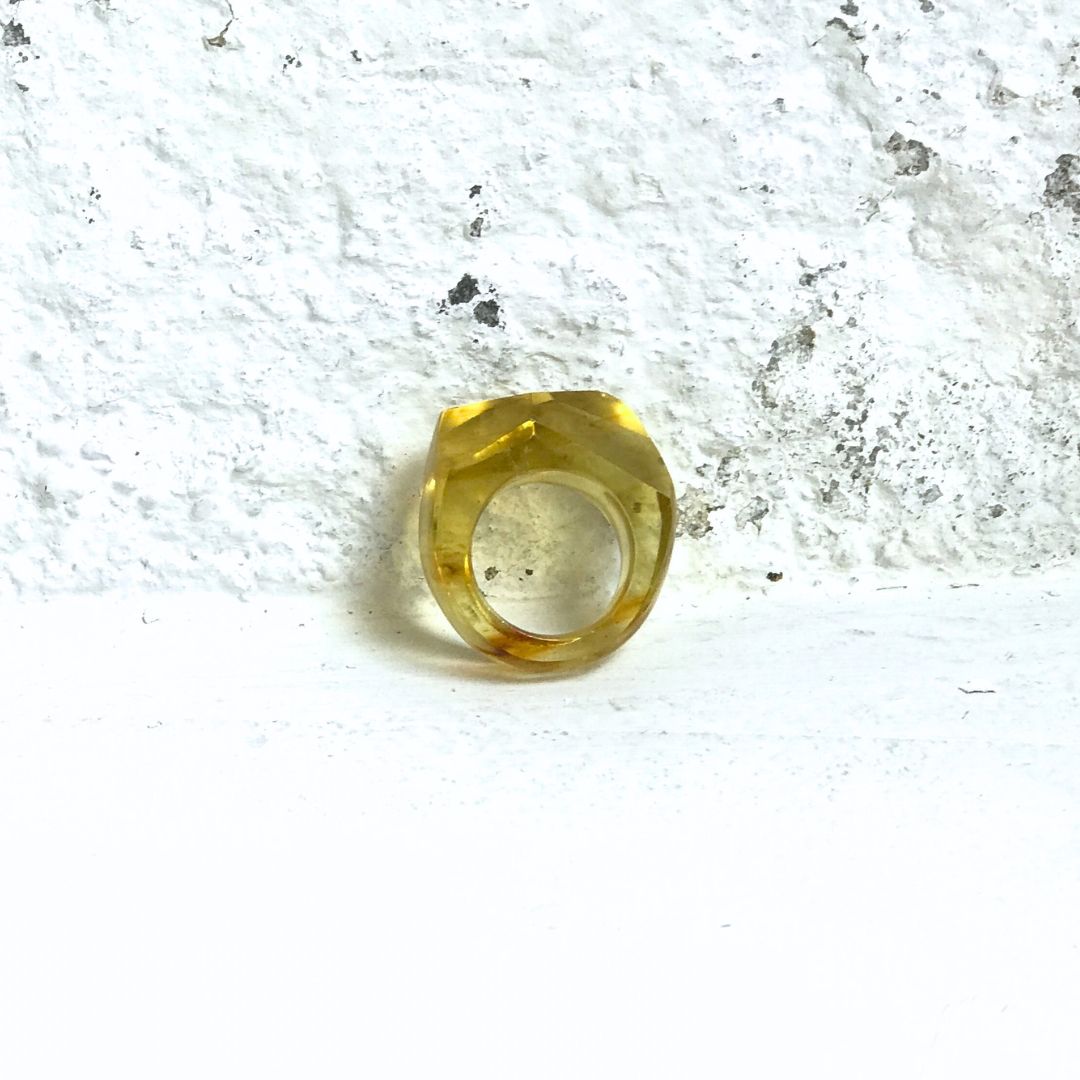 Jewerly | MS. ring Natural Stone - Italian crystal