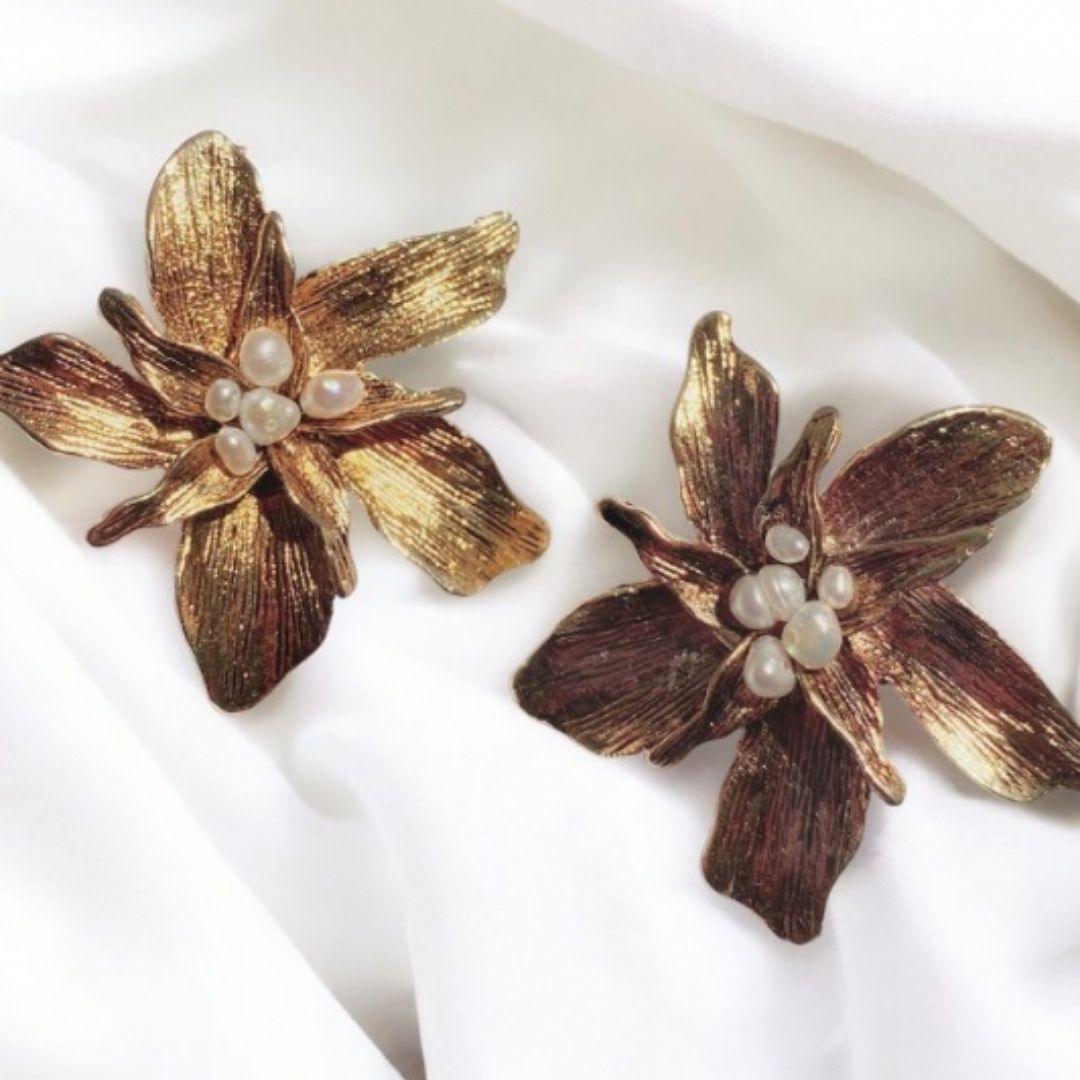 Jewerly | MS. earrings 'Magnolias' L