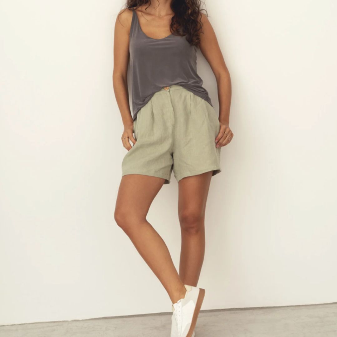 Clothes | NAZ Avis Linen SAGE M