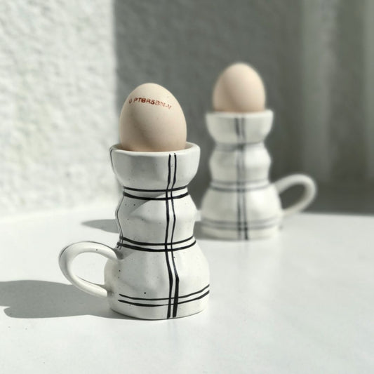 Ceramic | PDB Vintage Noir Candle/Egg Holder